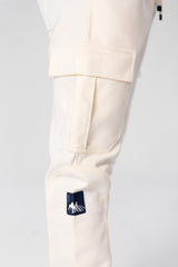 Men's Oversize Sweatpants With Side Pockets And An Elastic Band In The Middle
