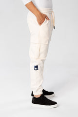 Men's Oversize Sweatpants With Side Pockets And An Elastic Band In The Middle