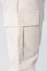 Men's Oversize Sweatpants With Side Pockets And An Elastic Band In The Middle