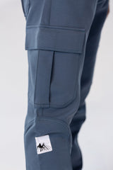 Men's Oversize Sweatpants With Side Pockets And An Elastic Band In The Middle