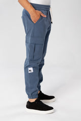 Men's Oversize Sweatpants With Side Pockets And An Elastic Band In The Middle