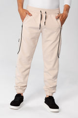 Men's Sweatpants With A Modern Fit And A Text Print On The Side