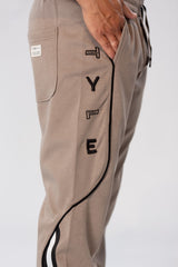 Men's Sweatpants With A Modern Fit And A Text Print On The Side