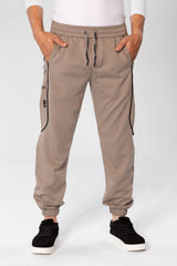 Men's Sweatpants With A Modern Fit And A Text Print On The Side