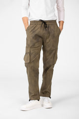 Men's Casual Sweatpants With Elastic Waist And Side Pockets