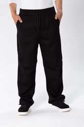 Men's Oversize Basic Sweatpants In Black