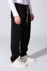 Men's Oversized Different Color Drawstring Sweatpants In A Modern Design