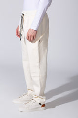Men's Oversized Different Color Drawstring Sweatpants In A Modern Design