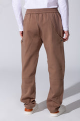 Men's Oversized Different Color Drawstring Sweatpants In A Modern Design