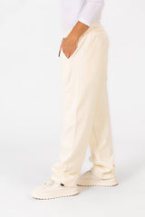 Men's Wide Leg Basic Tomato Sweatpants With Elastic Waistband And Modern Back Pockets