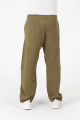 Men's Wide Leg Basic Tomato Sweatpants With Elastic Waistband And Modern Back Pockets