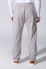 Men's Tomato Wide Leg Sweatpants With Elastic Waist And Back Pocket