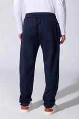 Men's Tomato Wide Leg Sweatpants With Elastic Waist And Back Pocket