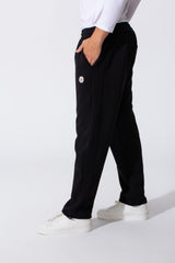 Men's Basic Oversized Sweatpants With Elastic Waistband And Back Pocket