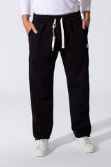Men's Basic Oversized Sweatpants With Elastic Waistband And Back Pocket