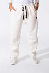 Men's Basic Oversized Sweatpants With Elastic Waistband And Back Pocket