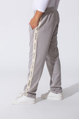 Men's Tomato Oversized Sweatpants With Elastic Waistband And Side Stripe