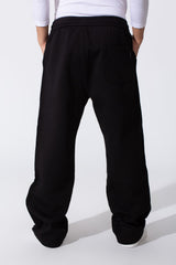 Men's Basic Wide Leg Sweatpants With A Drawstring Waist And Back Pocket