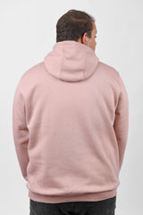 Men's Big Size Slim Fit Hoodie Made Of Comfort Melton Padded Front Printed Sweatshirt
