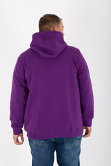 Men's Big Size Slim Fit Hoodie Made Of Comfort Melton Padded Front Printed Sweatshirt