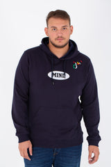 Men's Big Size Hoodie Sweatshirt With A Print On The Front And Back