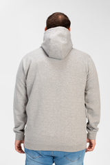 Men's Big Size Basic Long Sleeve Hoodie Sweatshirt