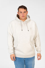 Men's Big Size Basic Long Sleeve Hoodie Sweatshirt