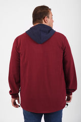 Men's Slim Fit Full Zipper Padded Soft Melton Multi Color Big Size Sweatshirt