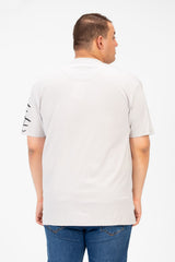 Men's Big Size Printed Round Neck Short Sleeve T-shirt