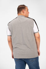 تي شيرت بولو رجالي بأكمام قصيرة ومقاس كبير مطبوع عليه طماطم بطبعة عصرية