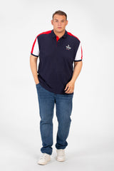 Men's Tomato Big Size Polo Short Sleeves T-Shirt With Modern Print