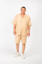 Men's Big Size Summer Outfit Full Rose Printed