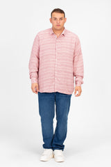 Men's Big Size Shirt With Long Sleeves And Buttons
