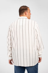 Men's Big Size Tomato Summer Striped Long Sleeve High Quality Shirt