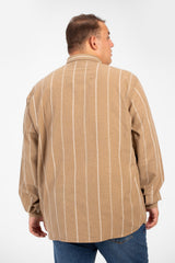 Men's Big Size Tomato Summer Striped Long Sleeve High Quality Shirt