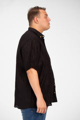 Men's Big Size Short Sleeves Shirt With An Exceptional Design In High Quality Material