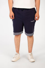 Men's Milton Basic Big Size Short Modern Design With A Side Text Print