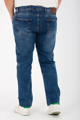 Mens Big Size Used Jeans Pants With Five Pockets And Basic Colors