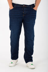 Mens Big Size Used Jeans Pants With Five Pockets And Basic Colors