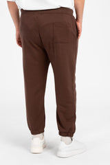 Men's Big Size Melton Basic Sweatpants With Side Pockets