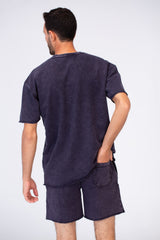 Mens Milton Casual Back Pocket Shorts In Breathable Fabric