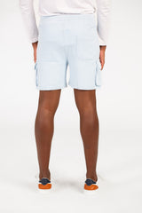 Men's Melton Elastic Waistband Side Pockets Short