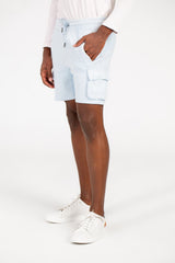 Men's Melton Elastic Waistband Side Pockets Short