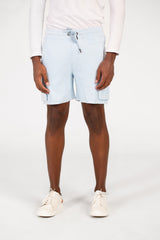 Men's Melton Elastic Waistband Side Pockets Short