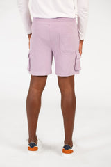 Men's Melton Elastic Waistband Side Pockets Short