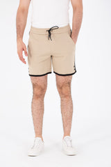 شورت ميلتون رجالي بخصر مطاطي وجيوب أمامية وخلفية