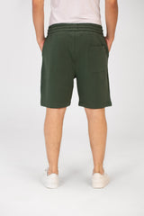 Men's Tomato Melton Short With Elastic Waistband And Pockets