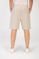 Men's Tomato Melton Short With Elastic Waistband And Pockets