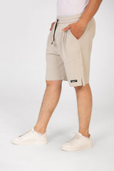Men's Tomato Melton Short With Elastic Waistband And Pockets