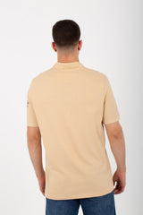 Men's Polo Printed Comfortable T-shirt With Collar And Short Sleeves
